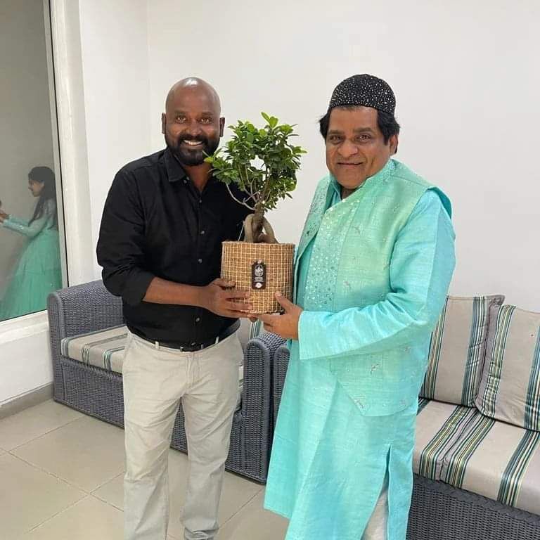 Actor Ali Ramzan with Plantozone