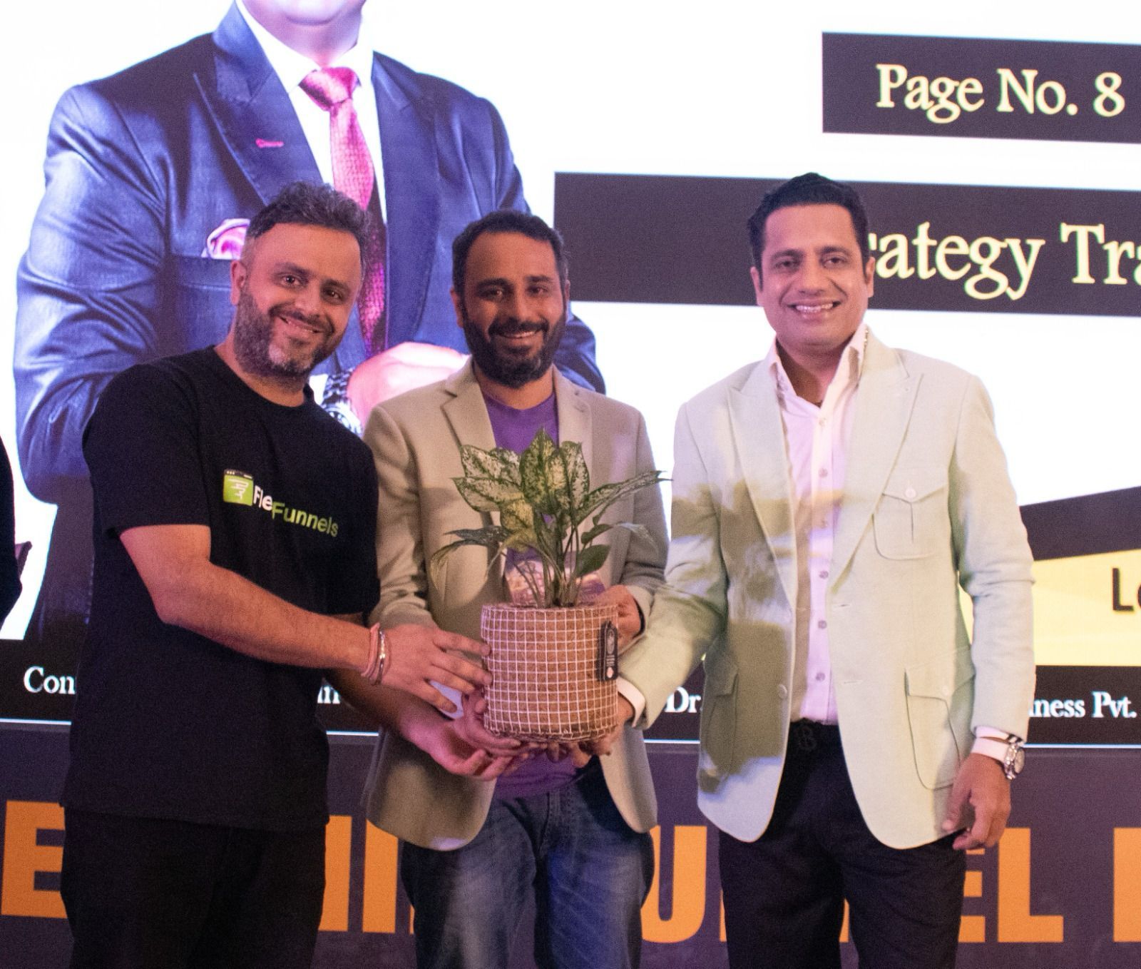 Dr. Vivek Bindra with Plantozone